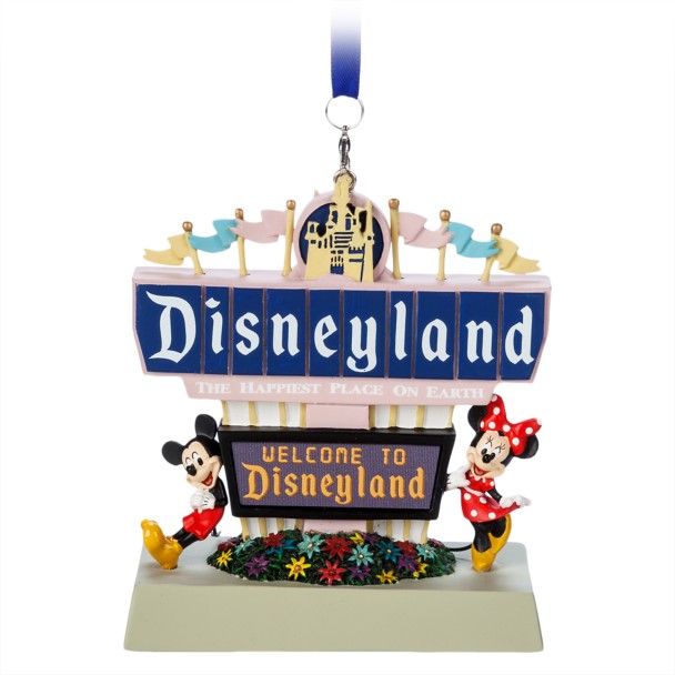 Disneyland Marquee Light-Up Living Magic Sketchbook Ornament