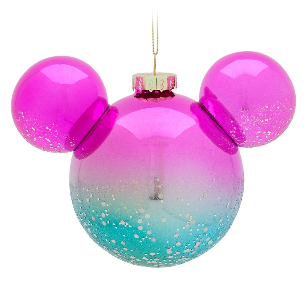 Mickey Mouse Icon Glass Ball Sketchbook Ornament – Ombre now available
