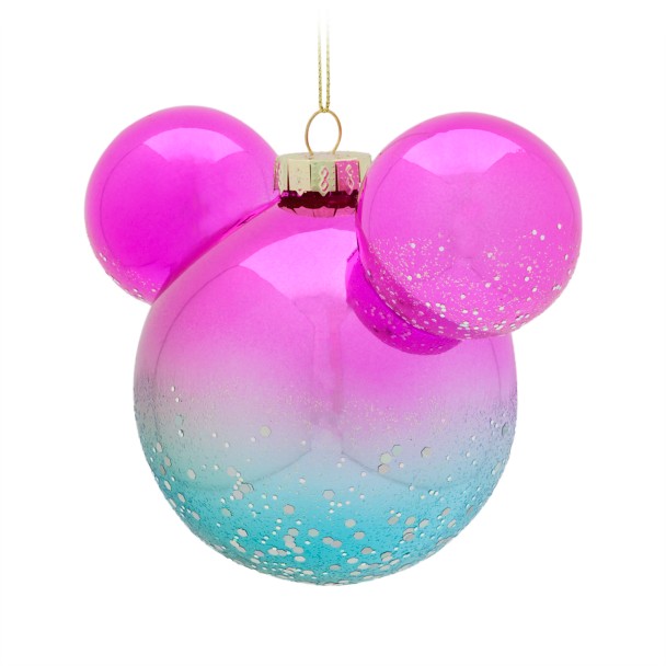 Mickey Mouse Icon Glass Ball Sketchbook Ornament – Ombre