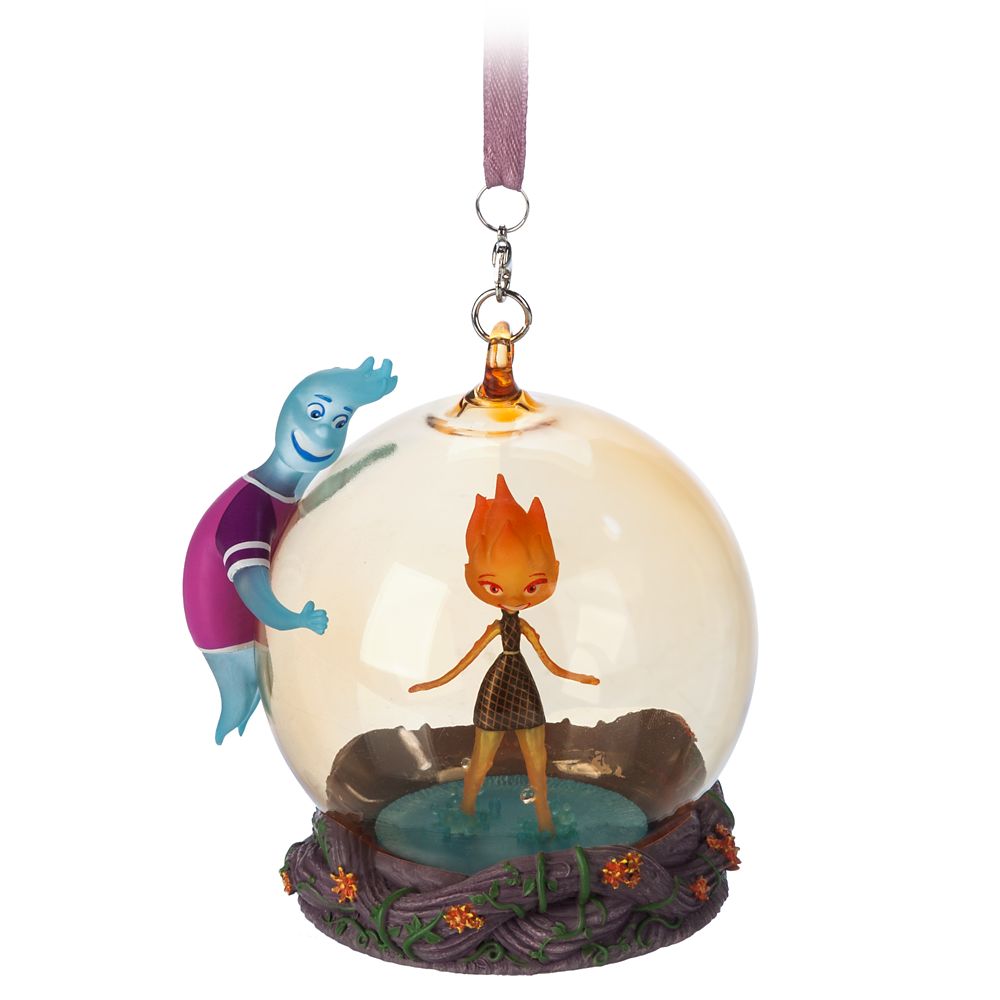 Elemental Glass Dome Sketchbook Ornament Disney Store