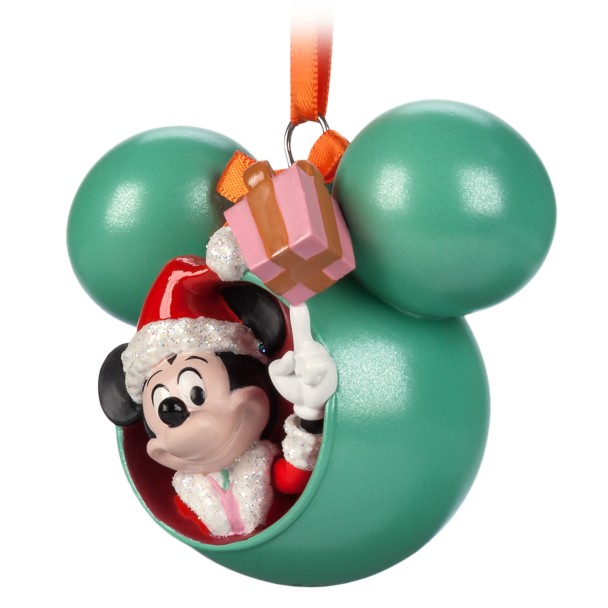 Santa Mickey Mouse Icon Sketchbook Ornament