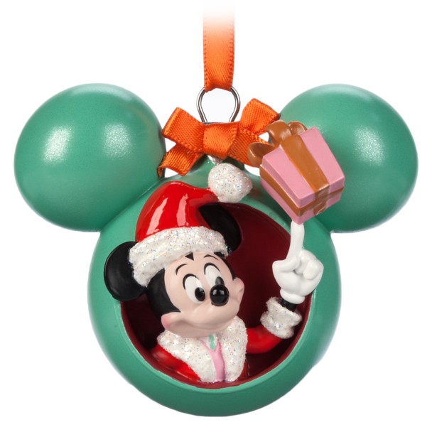 Santa Mickey Mouse Icon Sketchbook Ornament