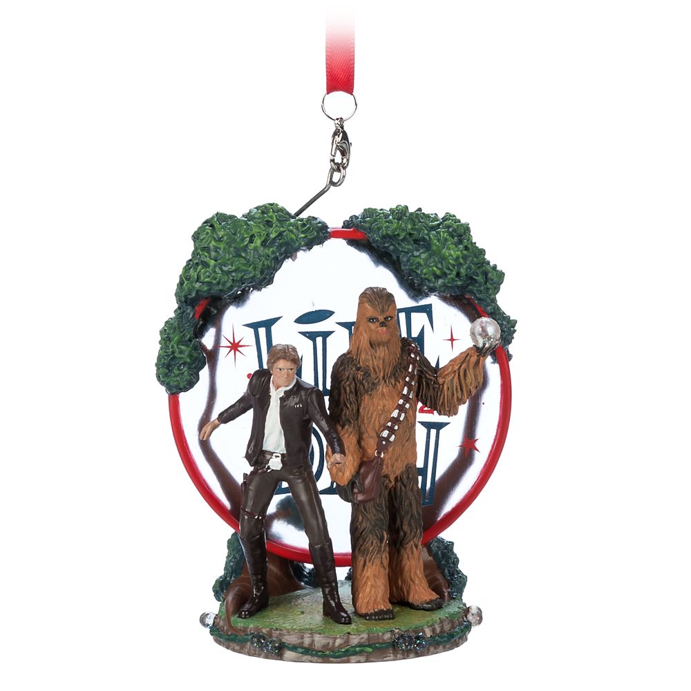 Han Solo and Chewbacca Life Day Sketchbook Ornament  Star Wars Official shopDisney