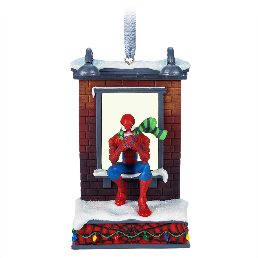 Spider-Man Light-Up Living Magic Sketchbook Ornament Official shopDisney