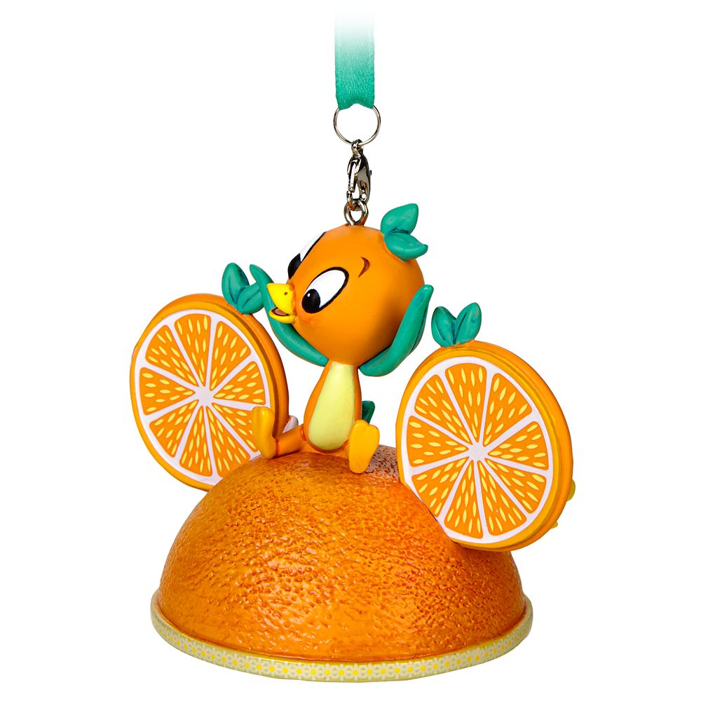 Orange Bird Sketchbook Ear Hat Ornament