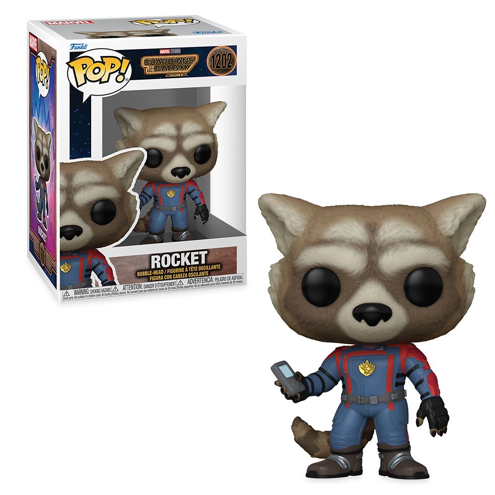 Rocket Funko Pop! Vinyl Bobble-Head – Guardians of the Galaxy Vol. 3