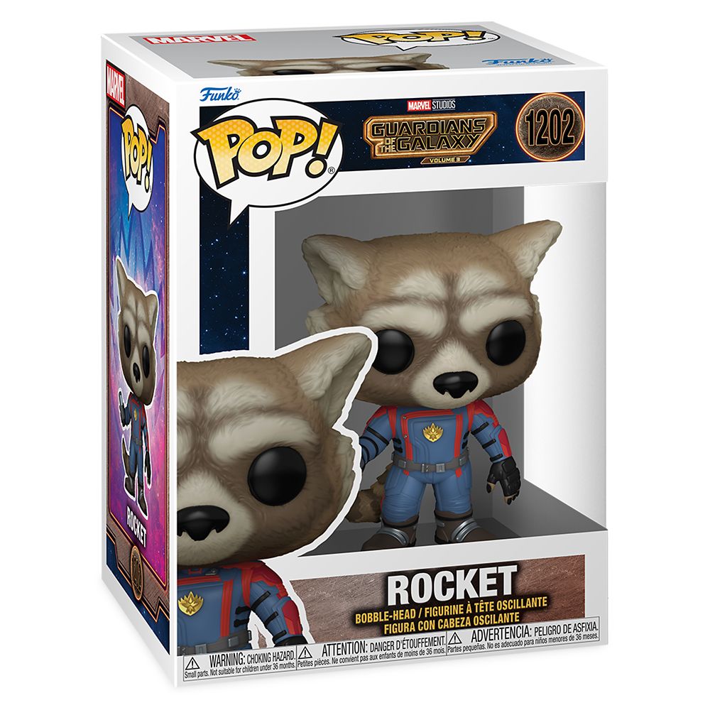 Rocket Funko Pop! Vinyl Bobble-Head – Guardians of the Galaxy Vol. 3