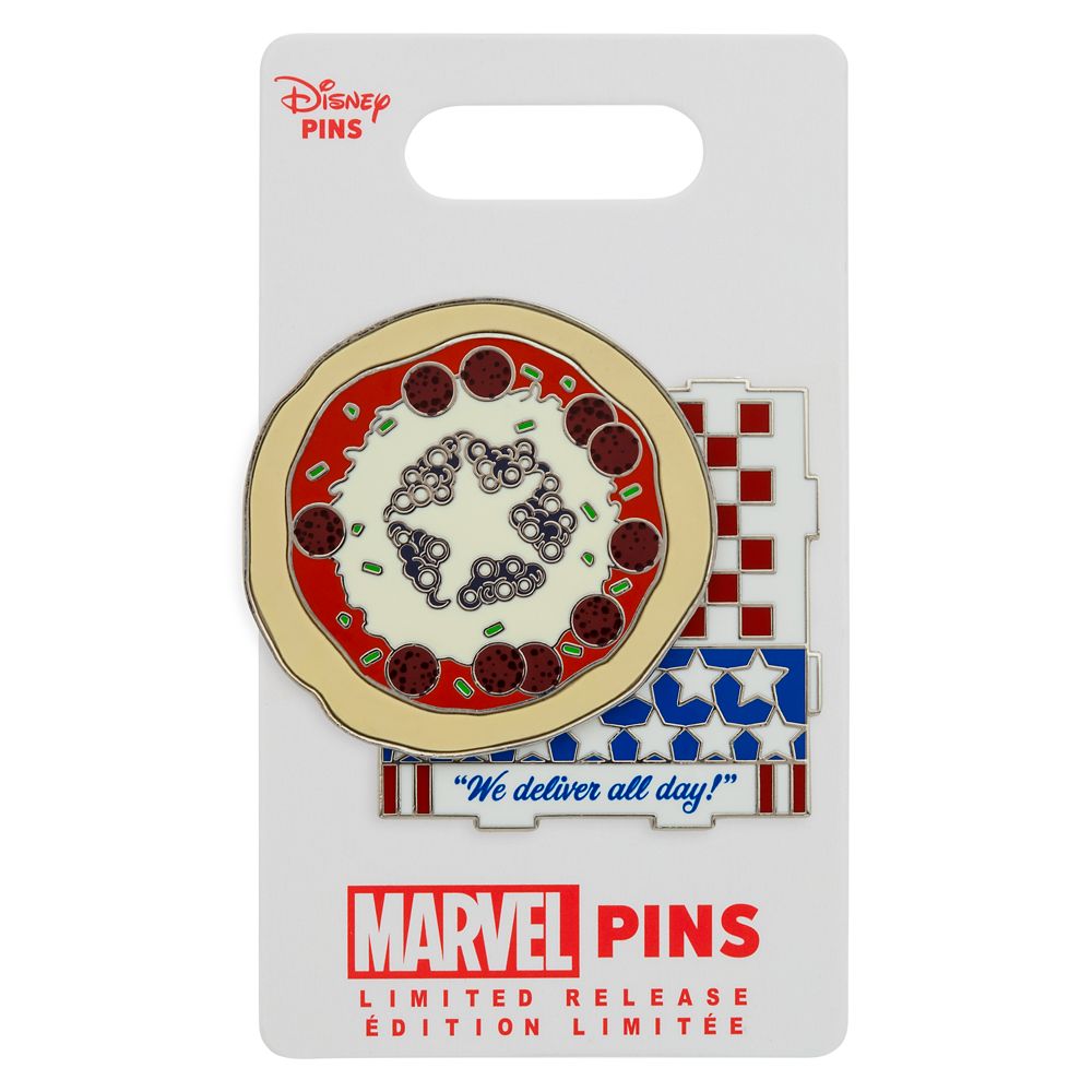 Captain America Shield Pizza Pin – Limited Release