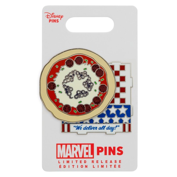 Captain America Shield Pizza Pin – Limited Release