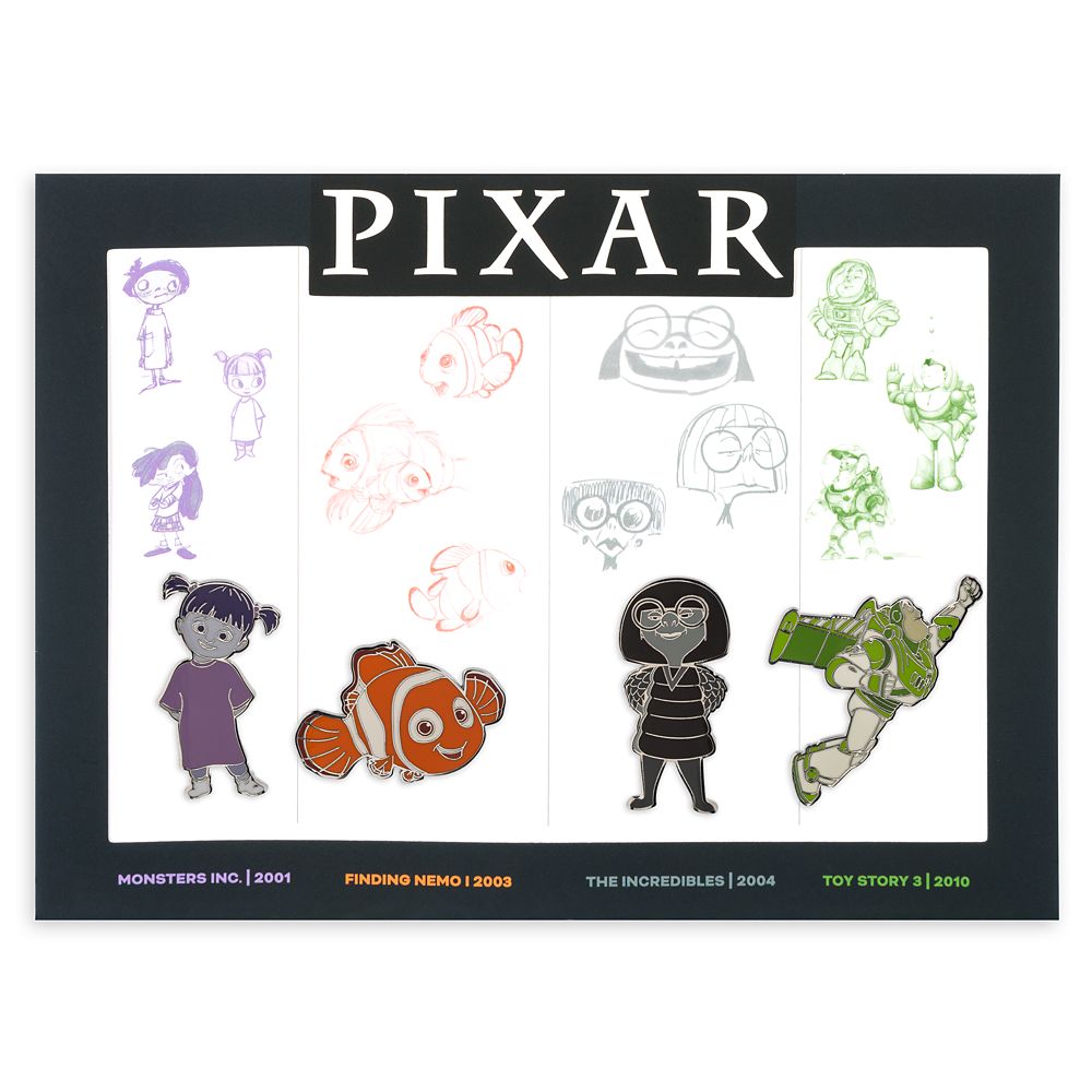 Pixar Pin Set – Disney100 – Limited Release