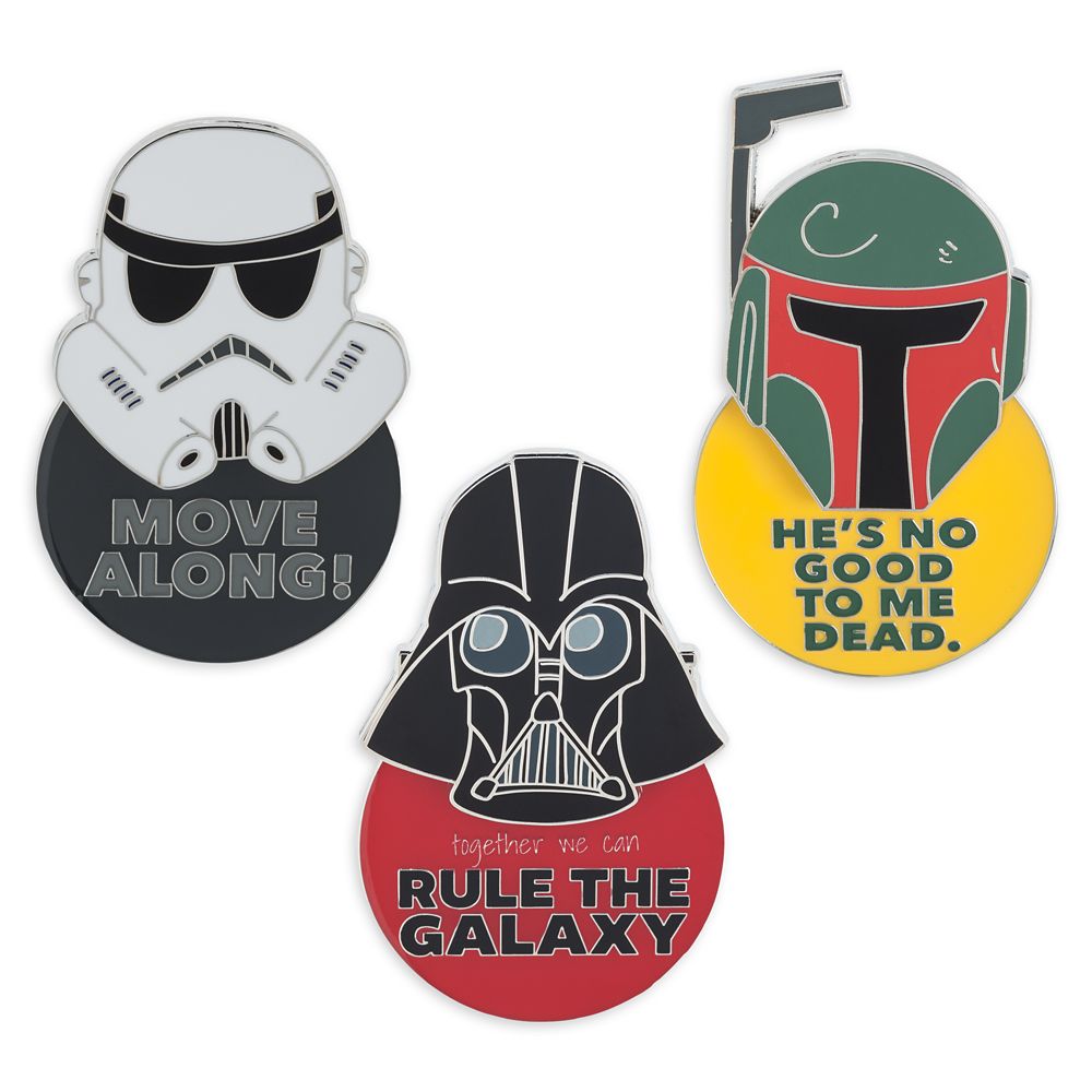 Star Wars Helmets Slider Pin Set  Limited Release Official shopDisney