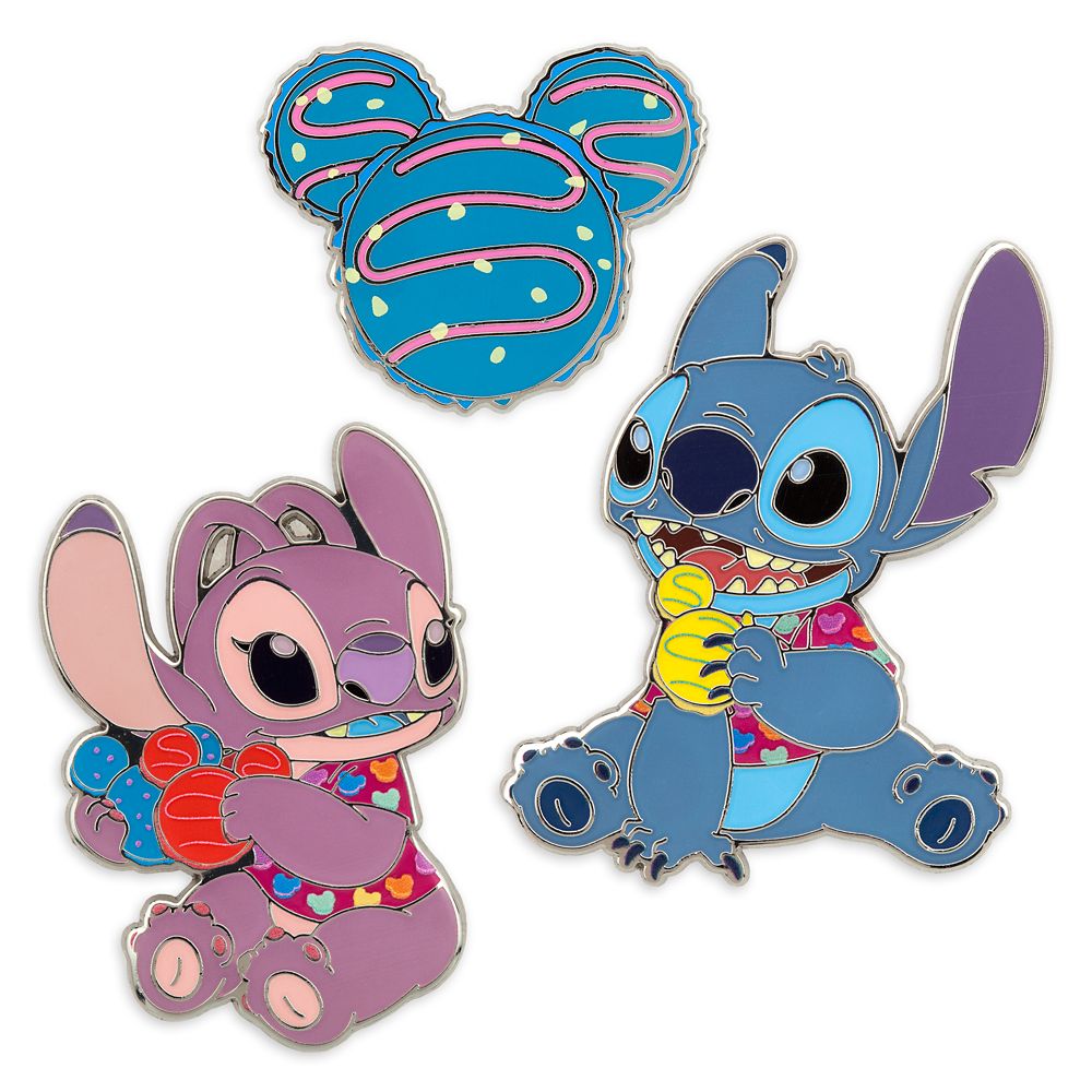 Stitch Attacks Snacks Pin Set – Macaron – March – Limited Release