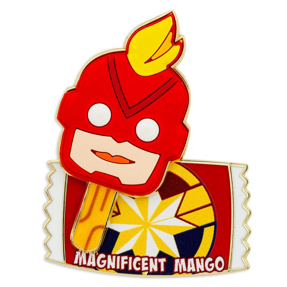 Captain Marvel Magnificent Mango Superpower Pops Pin – Limited Edition – March