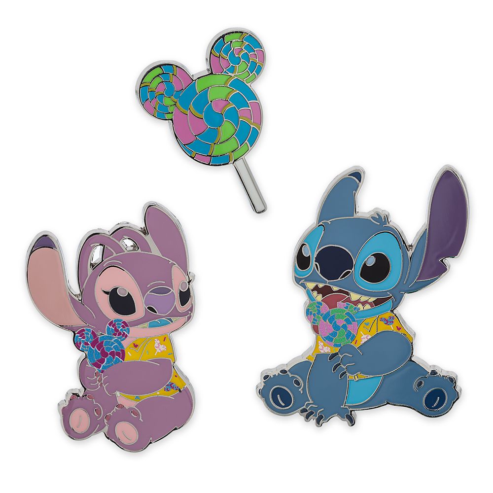 Stitch Attacks Snacks Pin Set &ndash; Lollipop &ndash; April &ndash; Limited Release
