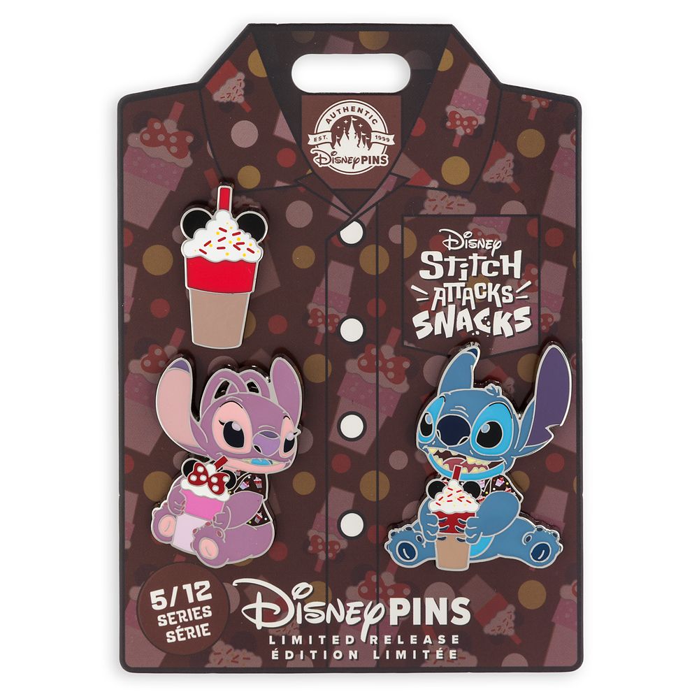 Stitch Attacks Snacks Pin Set &ndash; Ice Cream &ndash; May &ndash; Limited Release