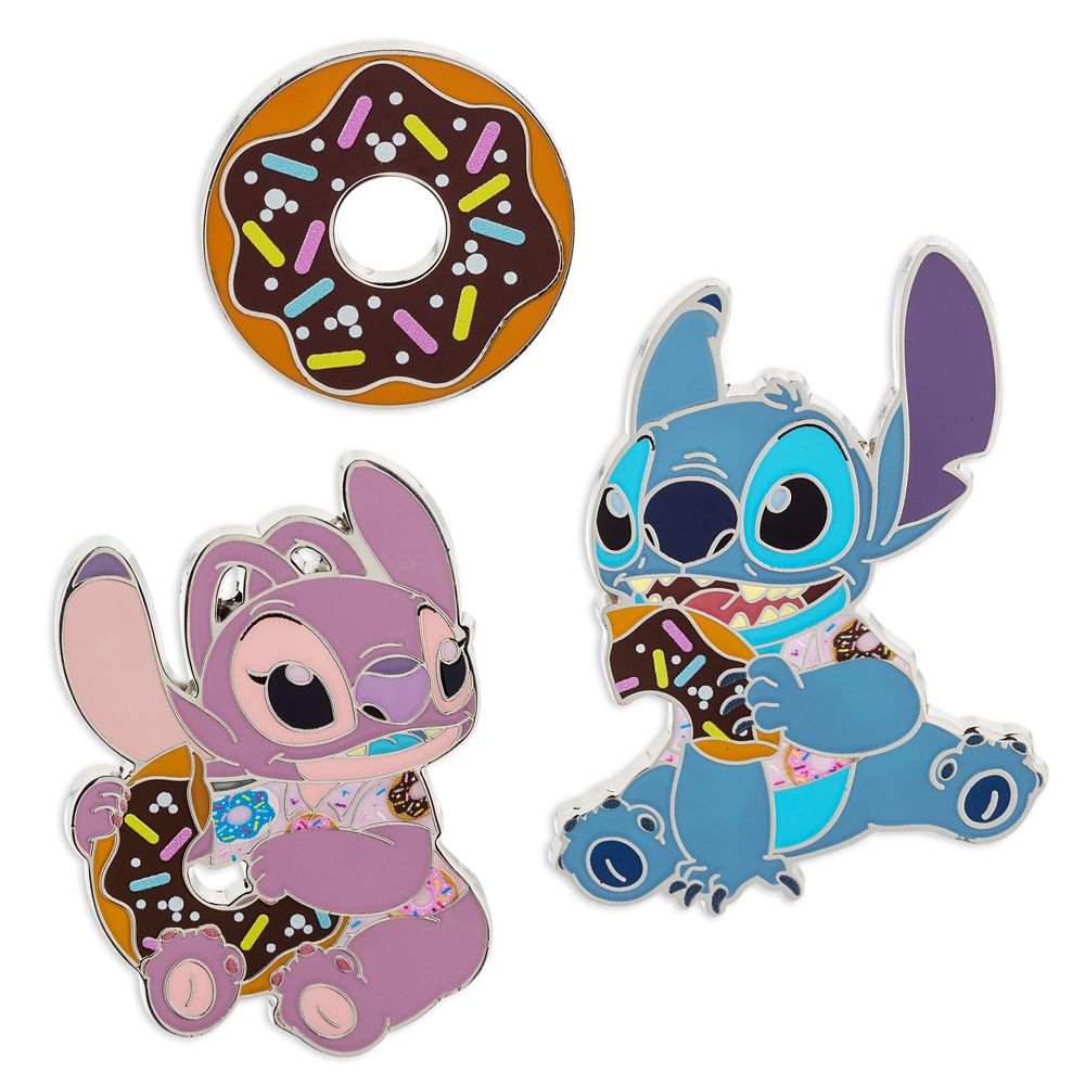 Stitch Attacks Snacks Pin Set – Donut – June – Limited Release