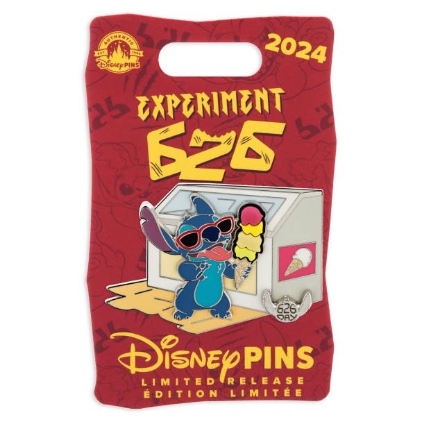 Stitch Experiment 626 Scented Ice Cream Pin – 626 Day 2024 – Limited Release