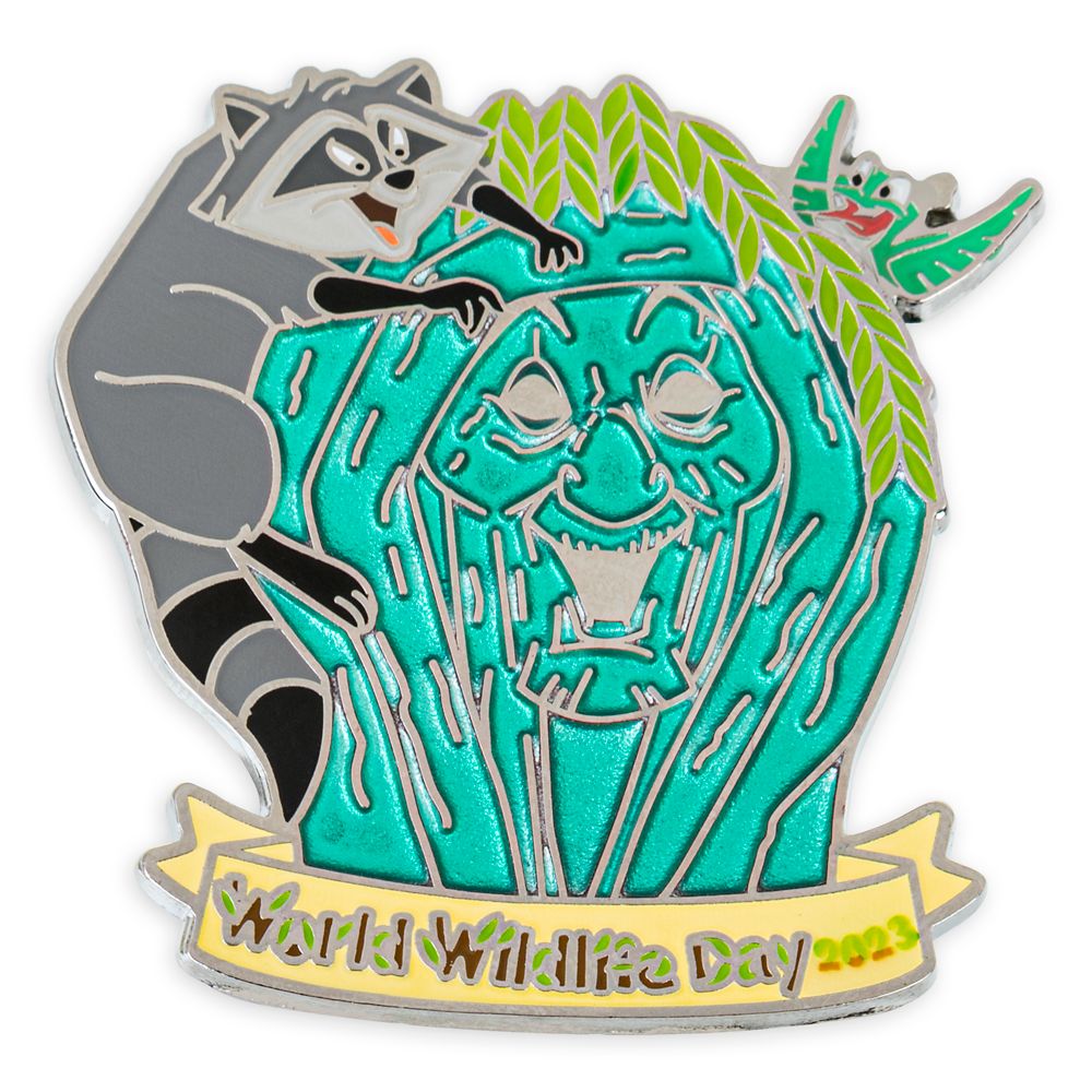 Meeko, Flit and Grandmother Willow World Wildlife Day 2023 Pin – Pocahontas – Limited Release