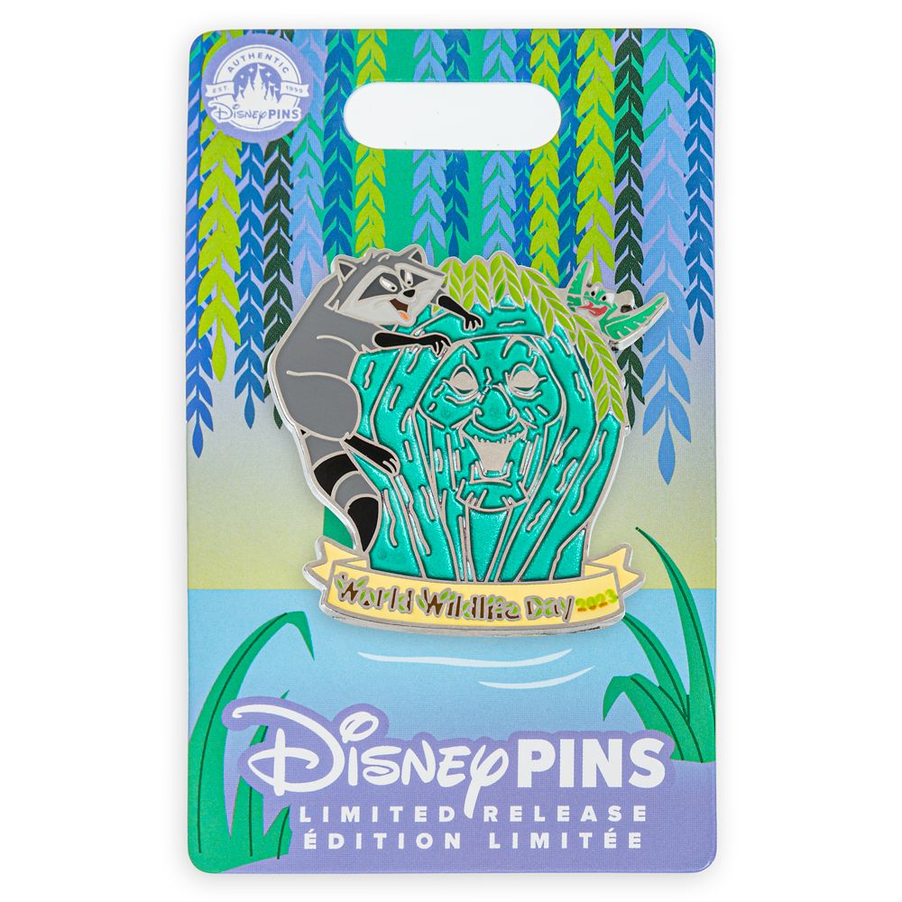 Meeko, Flit and Grandmother Willow World Wildlife Day 2023 Pin – Pocahontas – Limited Release
