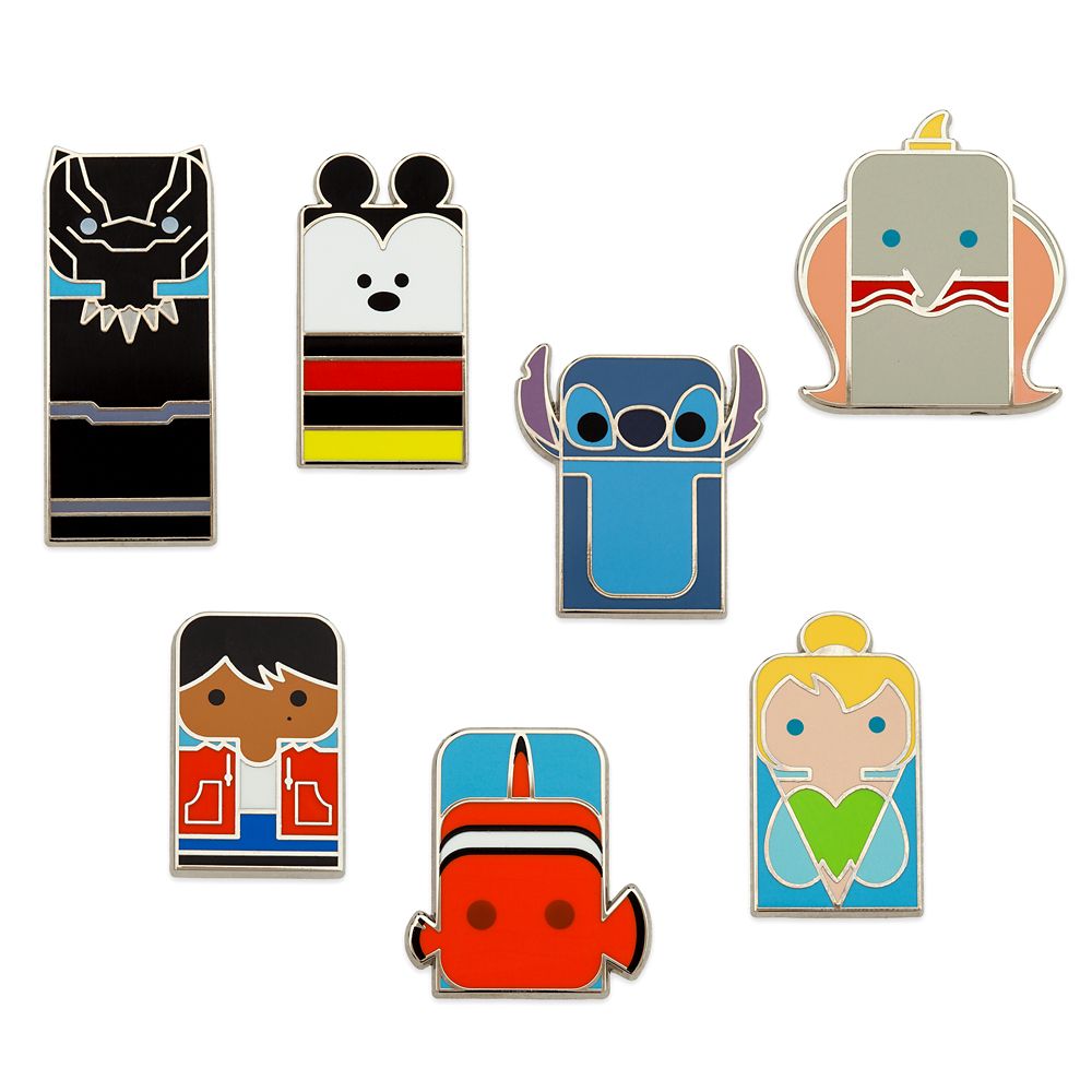 Disney100 Unified Characters Mystery Pin Blind Pack – 5-Pc. – Limited Release