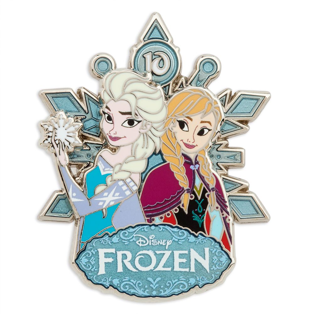Anna and Elsa Pin – Frozen 10th Anniversary – Limited Edition has hit the shelves