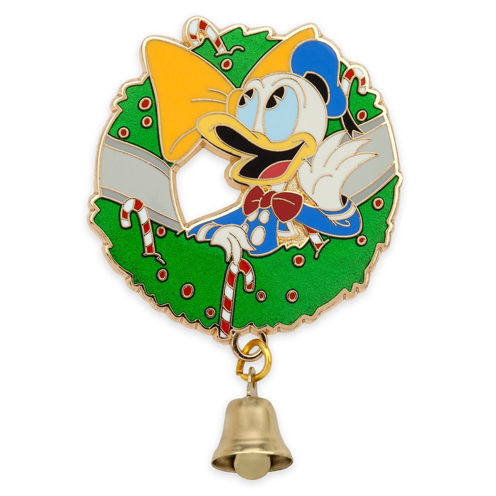 Donald Duck Holiday Wreath Pin – Limited Edition now out