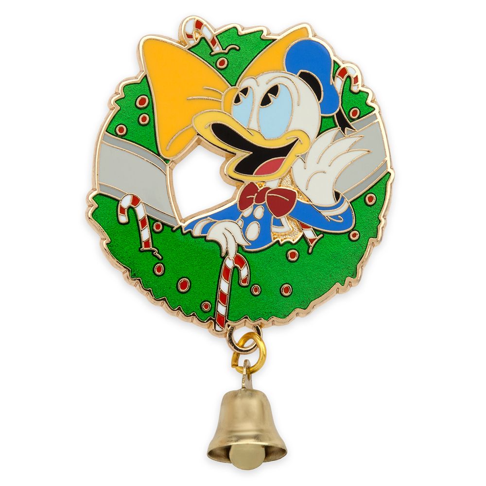 Donald Duck Holiday Wreath Pin – Limited Edition