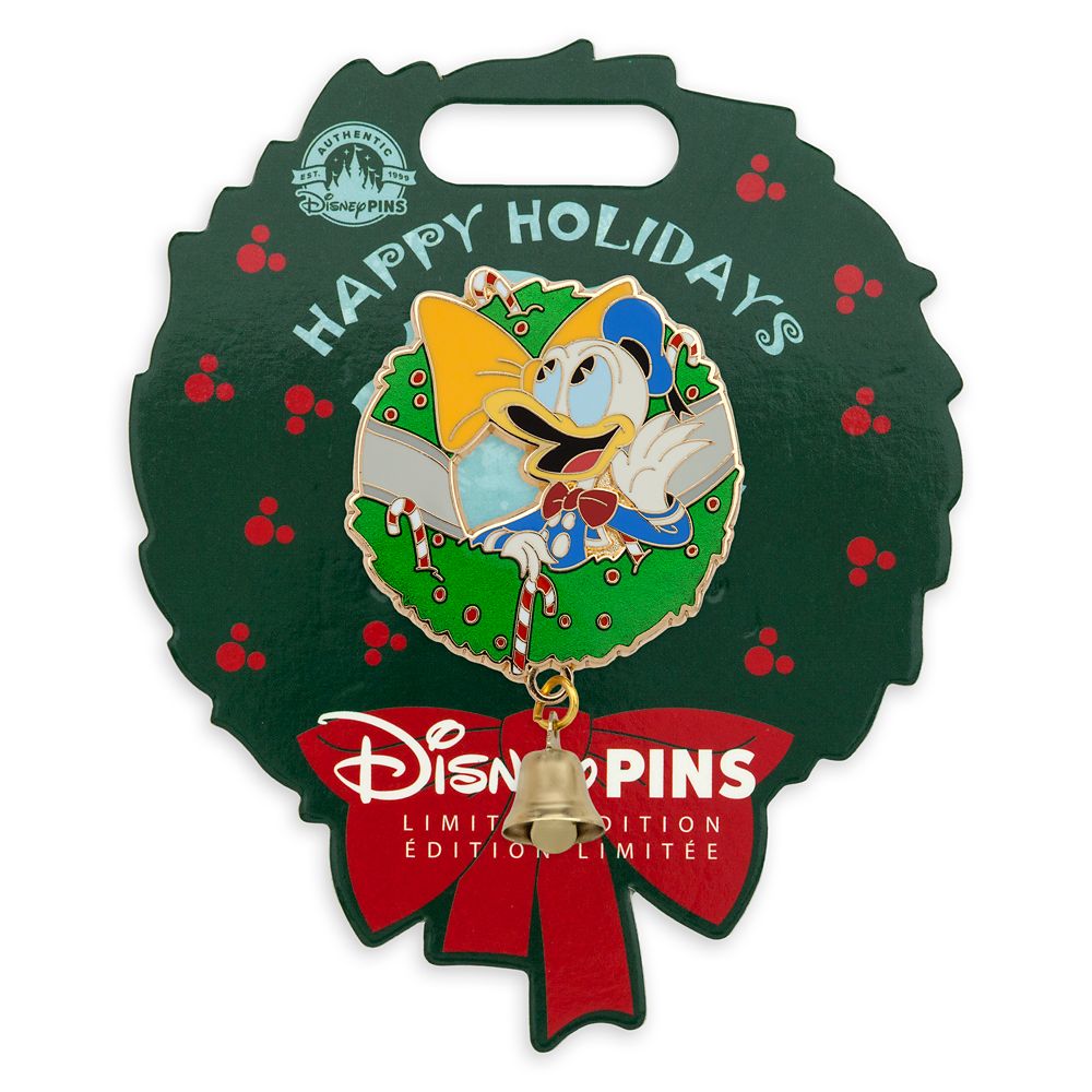 Donald Duck Holiday Wreath Pin – Limited Edition