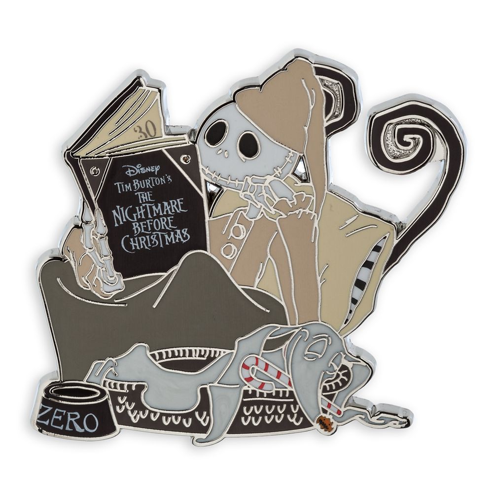 Jack Skellington and Zero Pin  Tim Burtons The Nightmare Before Christmas 30th Anniversary  Limited Release Official shopDisney