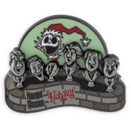 Jack Skellington and Singing Busts Glow-in-the-Dark Pin – Haunted Mansion Holiday – Limited Edition