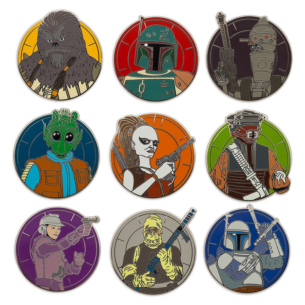 Star Wars Bounty Hunters Mystery Pin Blind Pack – 2-Pc. – Limited Release has hit the shelves