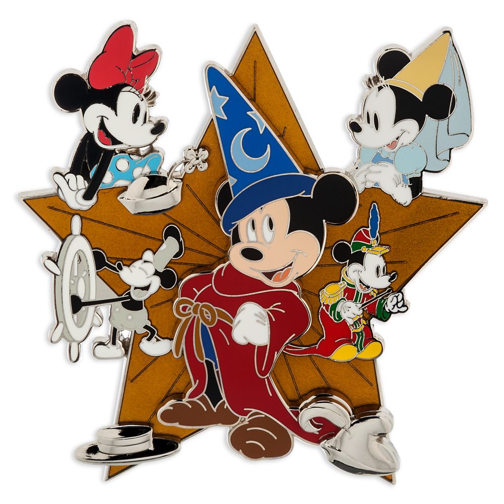 Mickey Mouse and Minnie Mouse 95th Anniversary Jumbo Pin – Limited Release was released today