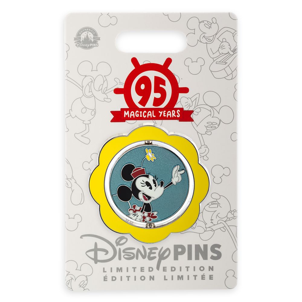 Minnie Mouse 95th Anniversary Spinner Pin – Limited Edition