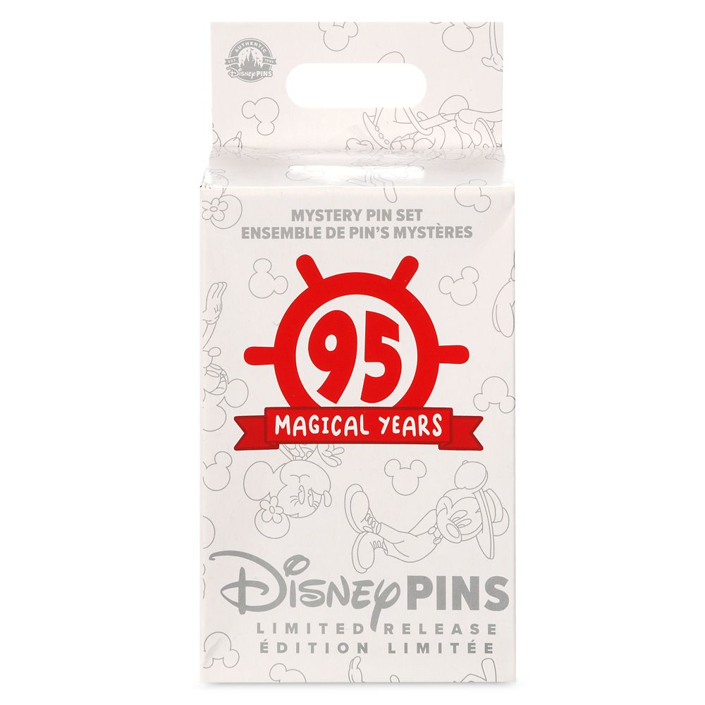 Mickey Mouse and Minnie Mouse 95th Anniversary Mystery Pin Blind Pack – 2-Pc. – Limited Release