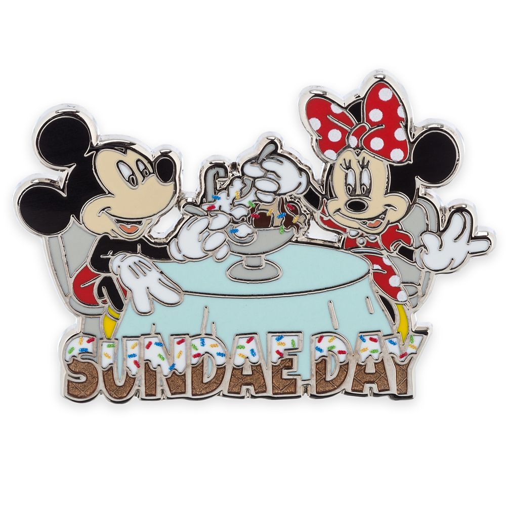 Mickey and Minnie Mouse Sundae Day 2023 Pin  Limited Release Official shopDisney