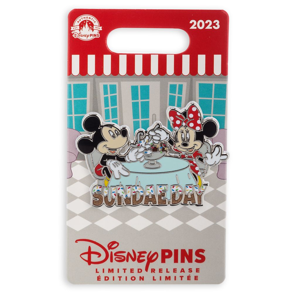 Mickey and Minnie Mouse Sundae Day 2023 Pin – Limited Release