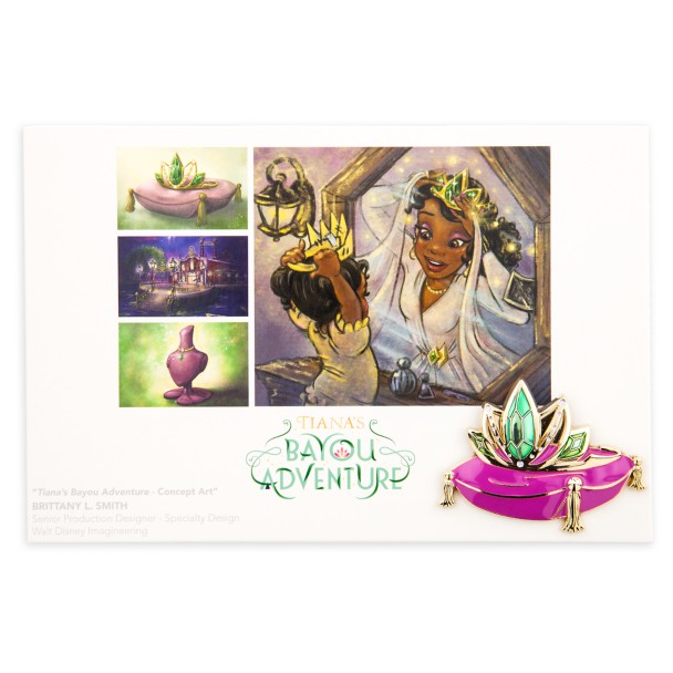 Tiana's Bayou Adventure Pin by Brittany L. Smith – Black History Month – Limited Release