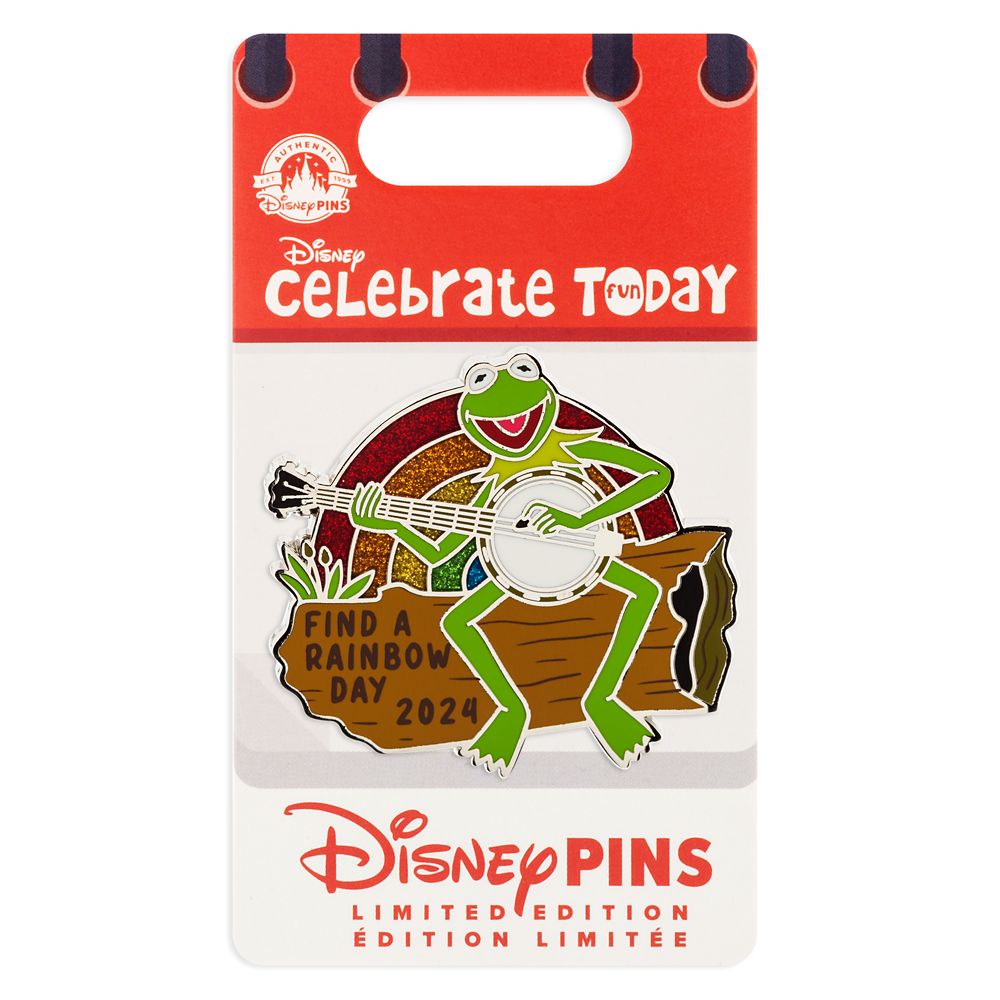 Kermit Find a Rainbow Day 2024 Pin – The Muppets – Limited Edition