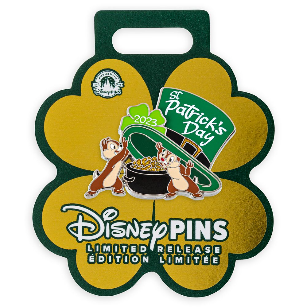 Chip 'n Dale St. Patrick's Day 2023 Pin – Limited Release