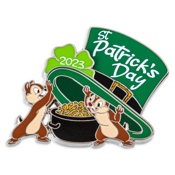 Chip 'n Dale St. Patrick's Day 2023 Pin – Limited Release