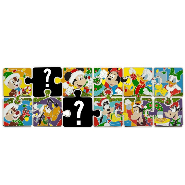 Mickey Mouse and Friends Holiday Puzzle Mystery Pin Blind Pack – Limited Edition