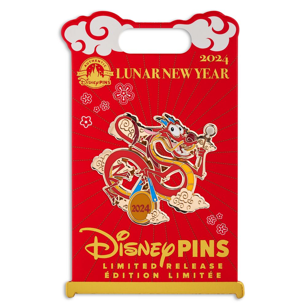 Mushu Lunar New Year 2024 Pin – Mulan – Limited Release