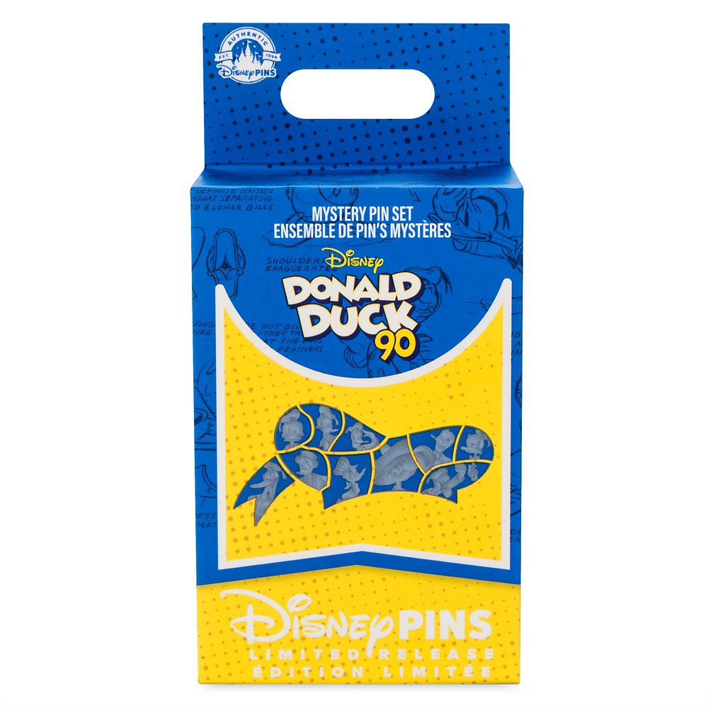 Donald Duck 90th Anniversary Mystery Pin Blind Pack – 2-Pc. – Limited Release
