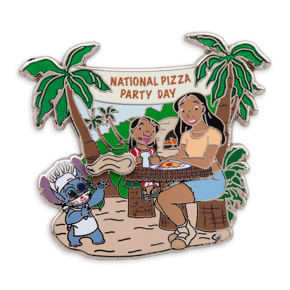 Lilo & Stitch National Pizza Party Day 2023 Pin – Limited Release