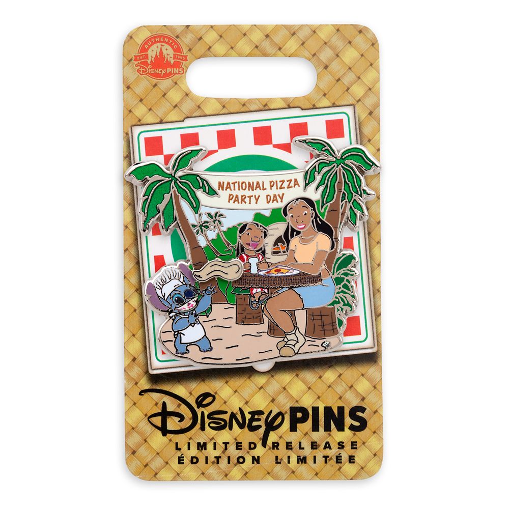 Lilo & Stitch National Pizza Party Day 2023 Pin – Limited Release