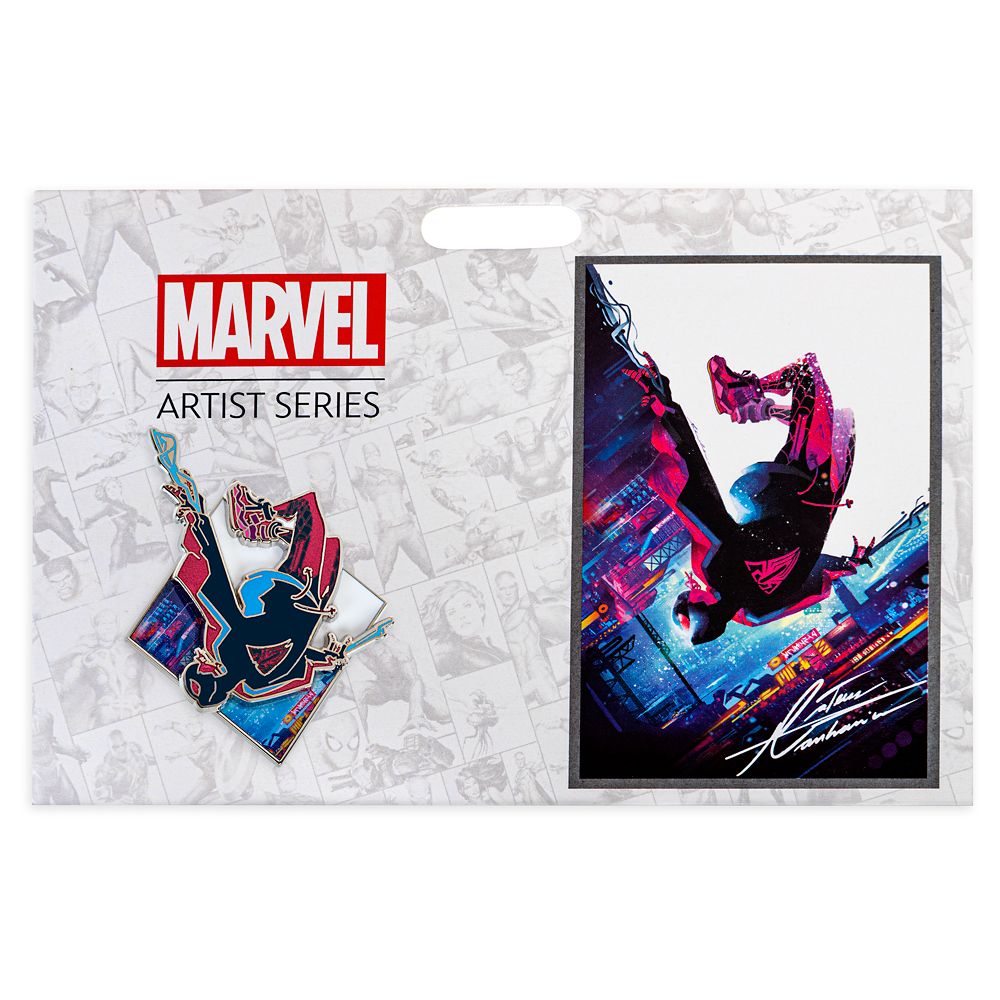 Miles Morales Artist Series Pin by Mateus Manhanini – Limited Release