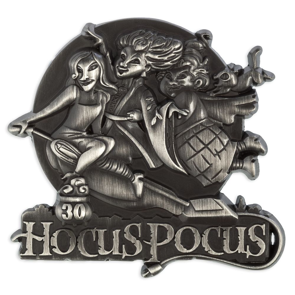 Sanderson Sisters Sculpted Pin – Hocus Pocus 30th Anniversary – Limited Release available online for purchase