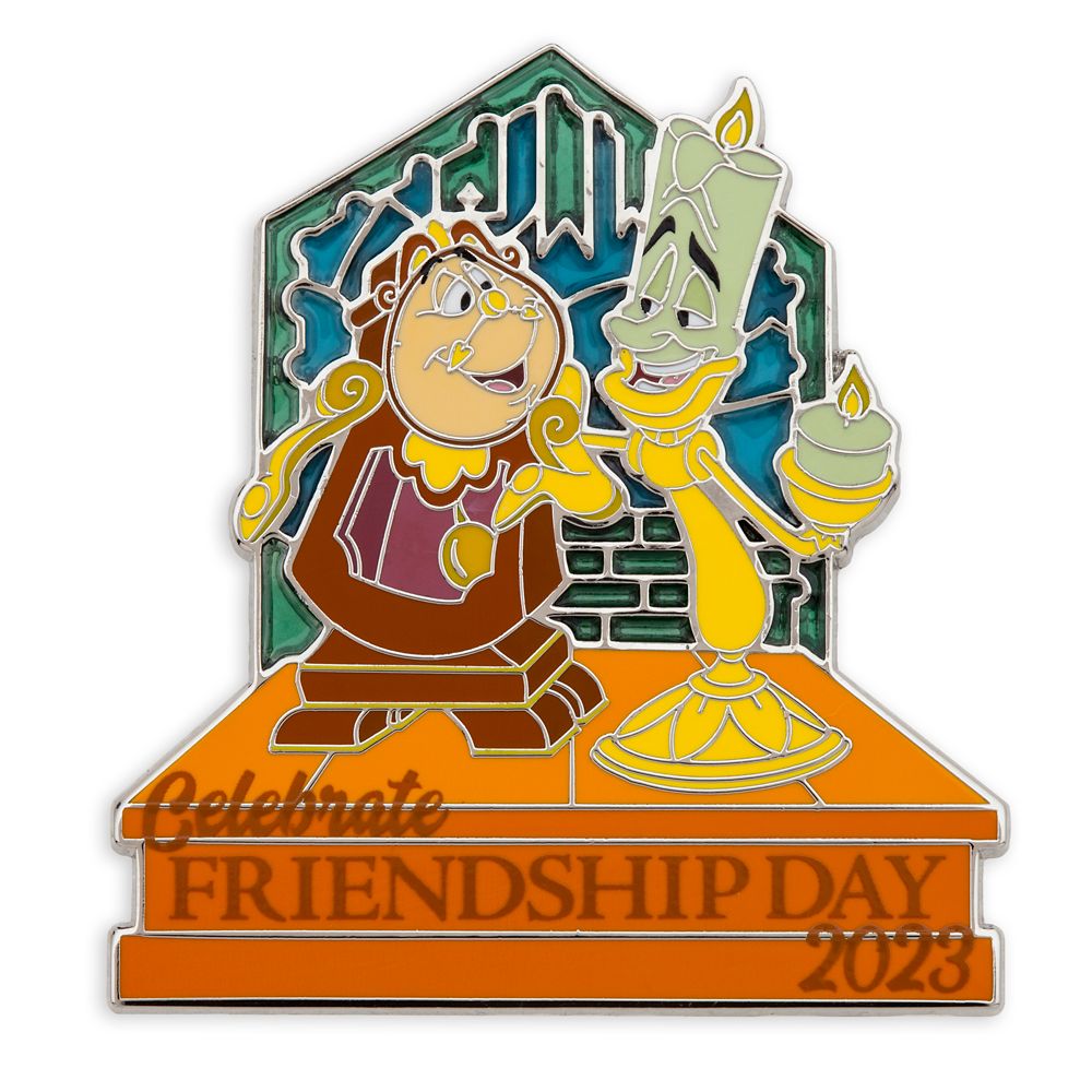 Lumiere and Cogsworth Friendship Day 2023 Pin  Beauty and the Beast  Limited Release Official shopDisney