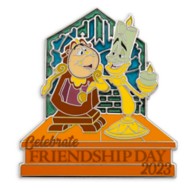 Lumiere and Cogsworth Friendship Day 2023 Pin – Beauty and the Beast – Limited Release