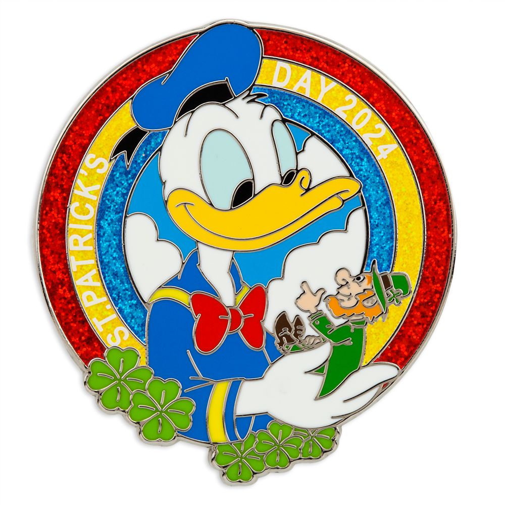 Donald Duck and Patrick Begorra St. Patrick's Day 2024 Pin – Limited Release